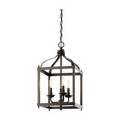 Larkin 3 Light Foyer Pendant in Olde Bronze