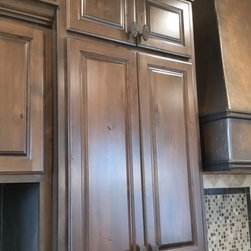 Chocolate Knotty Alder - Kitchen Cabinetry