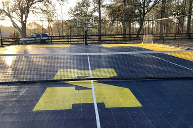 M tennis/basketball court