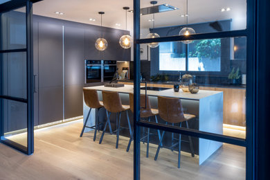 Cocina Leicht , diseñada y montada por Chef d´Oeuvre.