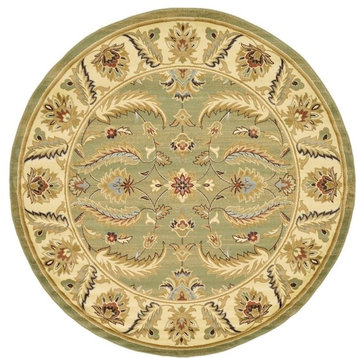 Traditional Odyssey 8' Round Sage Area Rug