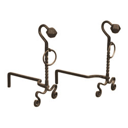 ACC-015 Custom Iron Fireplace Andirons - Home Decor