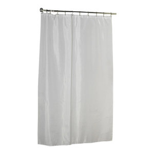 Carnation Home Extra Long 78 Polyester Fabric Shower Curtain