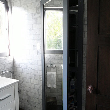 Modern blend for West Los Angeles bathroom