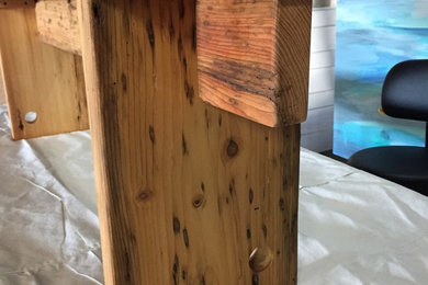 Reclaimed Rustic Wood Bench