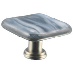 Glass Storm Studios - Storm Clouds Handmade Glass, Knob - Racing clouds against a stormy gray background. All our products are handmade to order. Variations in color and pattern are part of their charm. Important: Do not use an electric drill or electric screwdriver.