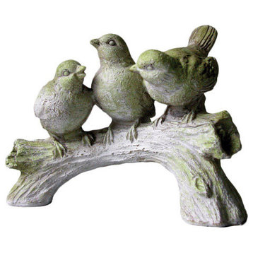 Three Singing Birds Garden Animal Statue