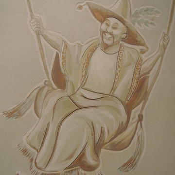 Chinoiserie Powder Bathroom