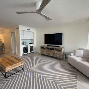 Ocean Front Living Room and Den/Guest room