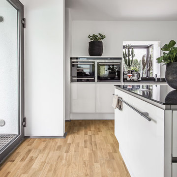 Contemporary ultra-matt wood floors