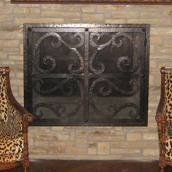Iron Firescreens - Fireplace Screens