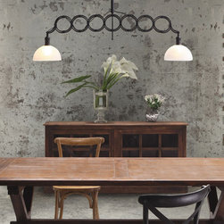Zuo Garnet Ceiling Lamp Antique Black Gold - SKU: 98232 - Pendant Lighting