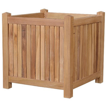 Anderson Teak PL-001 Wooden Planter Storage Box