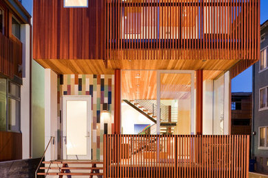 Example of a trendy exterior home design in Los Angeles