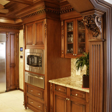 Traditional Mahogany kitchen, NY