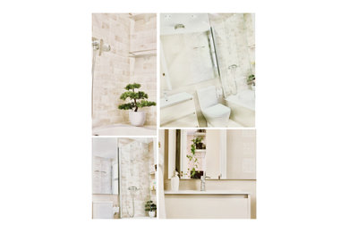 This is an example of a modern bathroom in Valencia.