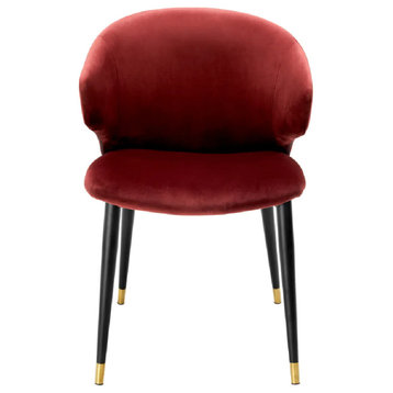 Mid-Century Modern Velvet Dining Chair | Eichholtz Volante