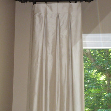 Suwanee home box pleat panels