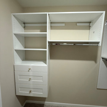 Custom Walk-In Closet Installation