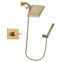 Delta Vero Champagne Bronze Shower Faucet System With Hand Shower DSP3892V
