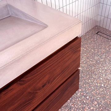 Modern Concrete Trough Sink - Newport Beach