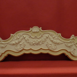 Ornate Window Cornice Box - Curtains