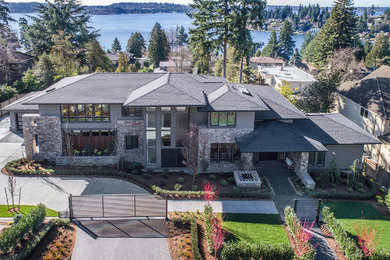 NW contemporary with transitional style in Bellevue, WA