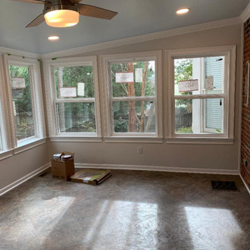 SWAIN SCREENPORCH REMODEL CONVERT TO SUNROOM - AFTER PICTURES