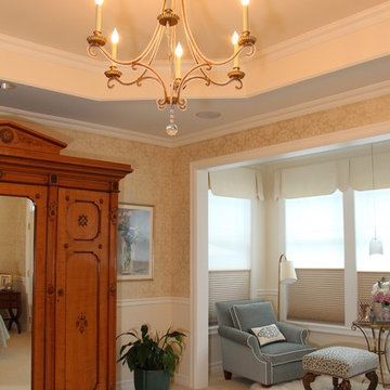 Tranquil transitional Master bedroom