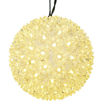 Vickerman x120601 6" Starlight Christmas Ornament With Warm White LED Lights