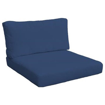 TK Classic 4" Water Resistant Outdoor Cushion for Chair in Navy
