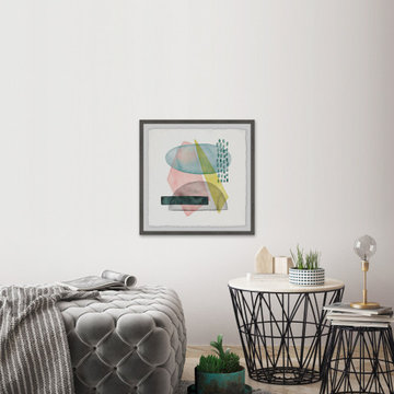 "Pastel Formation II" Framed Painting Print
