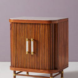 Deluxe Tamboured Nightstand - Nightstands And Bedside Tables