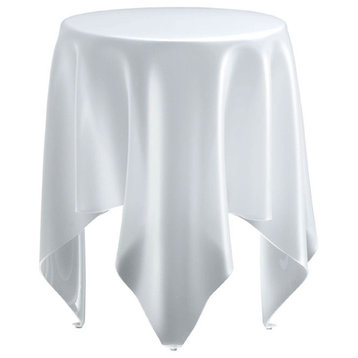 Illusion Side Table Cloth, Ice