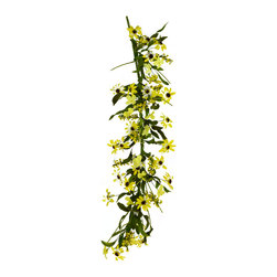 Shea's Wildflower - 54" Shasta Daisy Garland, Yellow - Wreaths And Garlands