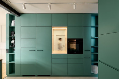 Photo of a contemporary kitchen in Munich.