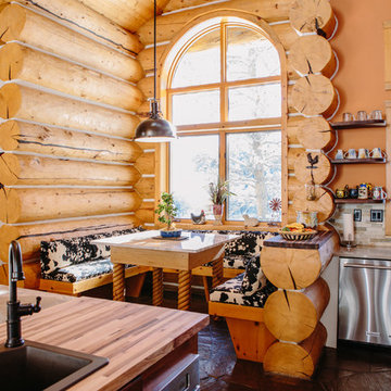 Evergreen Log Home Kitchen Renovation