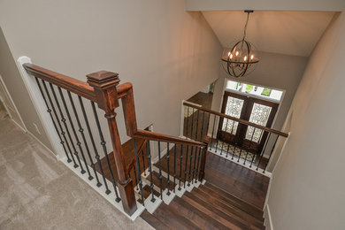 Elegant staircase photo in Houston