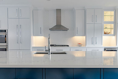 Kitchen - modern kitchen idea in Houston