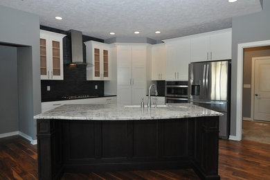 Kitchen - transitional kitchen idea in Other
