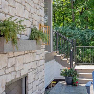 3 Season Deck w/ Stamped Patio