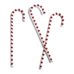 Set Of Three 31" Candy Canes - Holiday Decorations