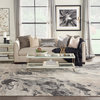 Inspire Me! Home Decor Elegance 9'3" x 12'9" Multicolor Modern Indoor Area Rug