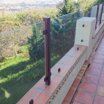 Los Osos: Mediterranean Glass Railing