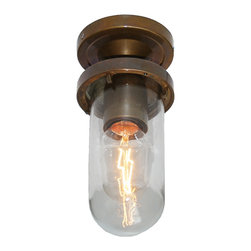OREGON B WELL GLASS CEILING LIGHT IP65 - Flush Ceiling Lights