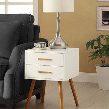 Oslo 2 Drawer End Table