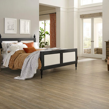 Warm Modern Bedroom - Summit Stockbridge Sesame, Waterproof Floors