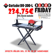 Black Friday 2016: Cortadora eléctrica de cerámica RUBI DU-200-L