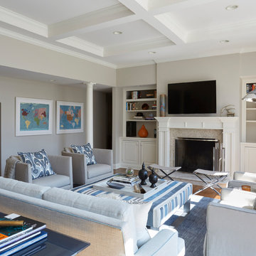 Modern Industrial Family Room