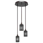 Toltec Lighting - Toltec Lighting 2143-DG-4069 Empire - Three Light Mini Pendant - No. of Rods: 4Assembly Required: TRUE Canopy Included: TRUE